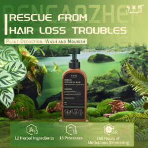 Plant-Powered Hair Strengthening Shampoo - Reduce Thinning & Boost Scalp Health